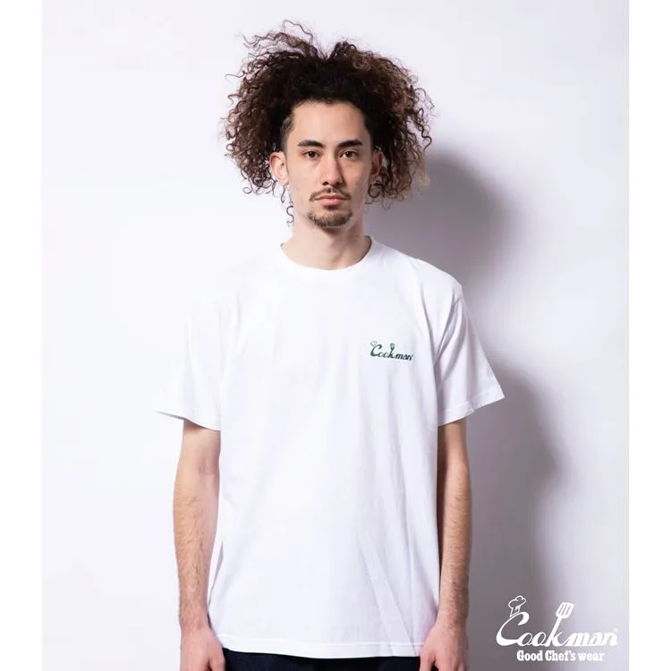 Cookman Tees - Kate Dog chef : White