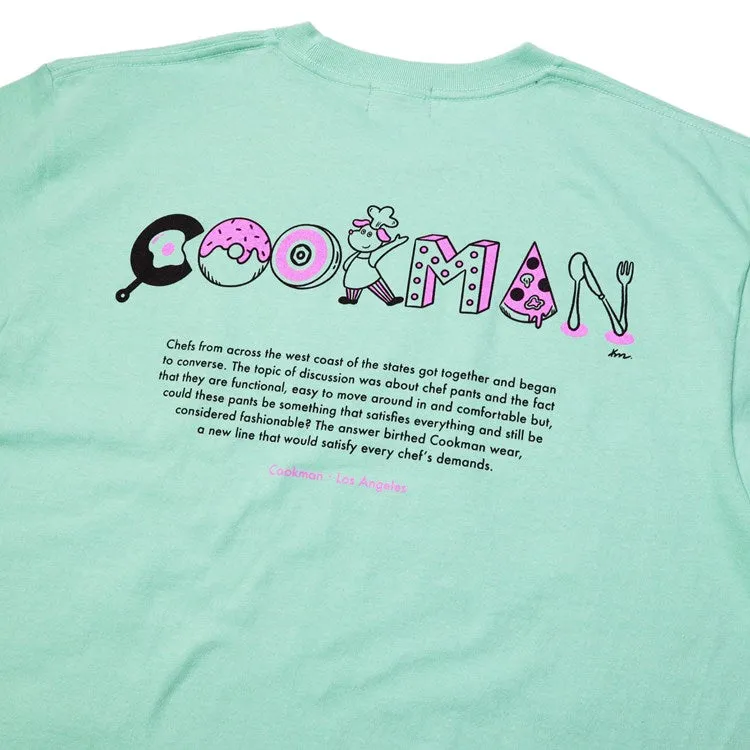 Cookman Tees -Kate Tasty Logo : Light Green