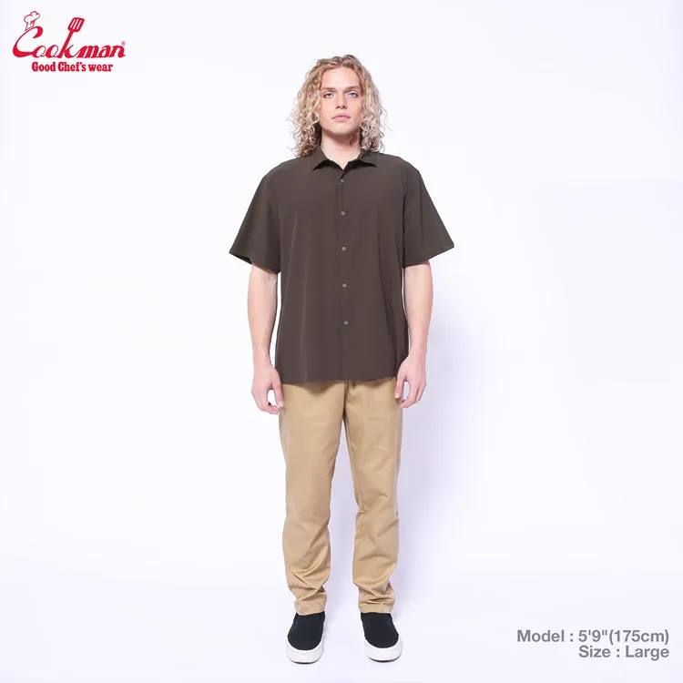 Cookman Work Shirts Short Sleeve Light - Olive