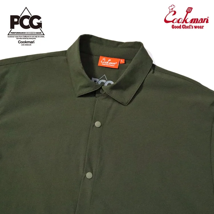 Cookman Work Shirts Short Sleeve Light - Olive