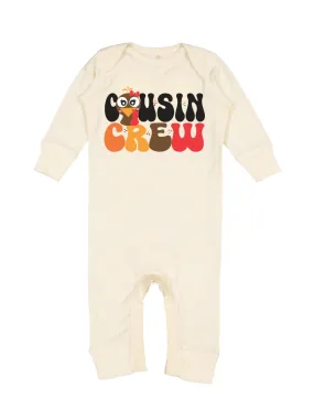 Cousin Crew Thanksgiving Infant Coverall - Natural