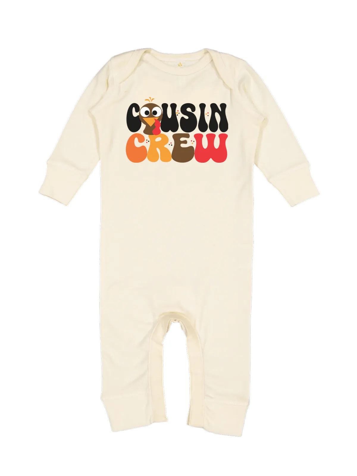 Cousin Crew Thanksgiving Infant Coverall - Natural