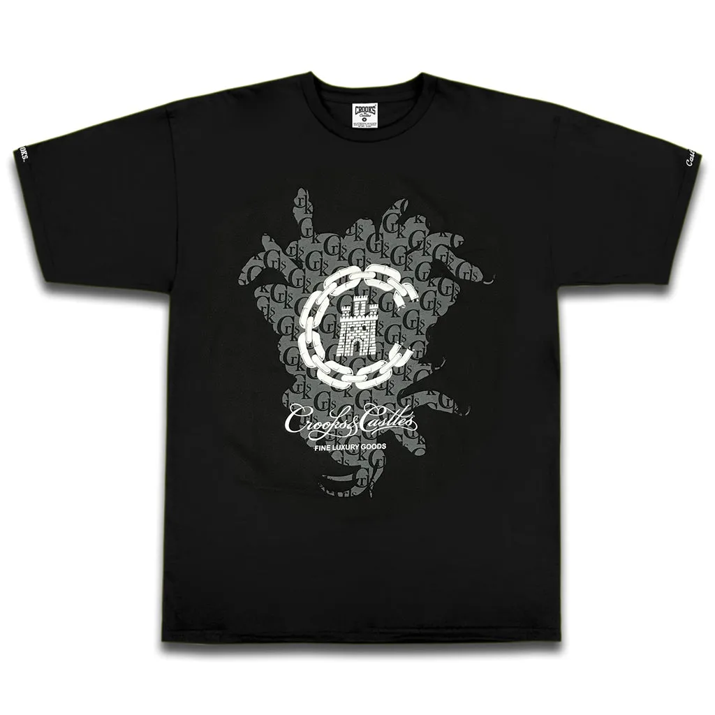 Crooks & Castles Lux Medusa Tee Black