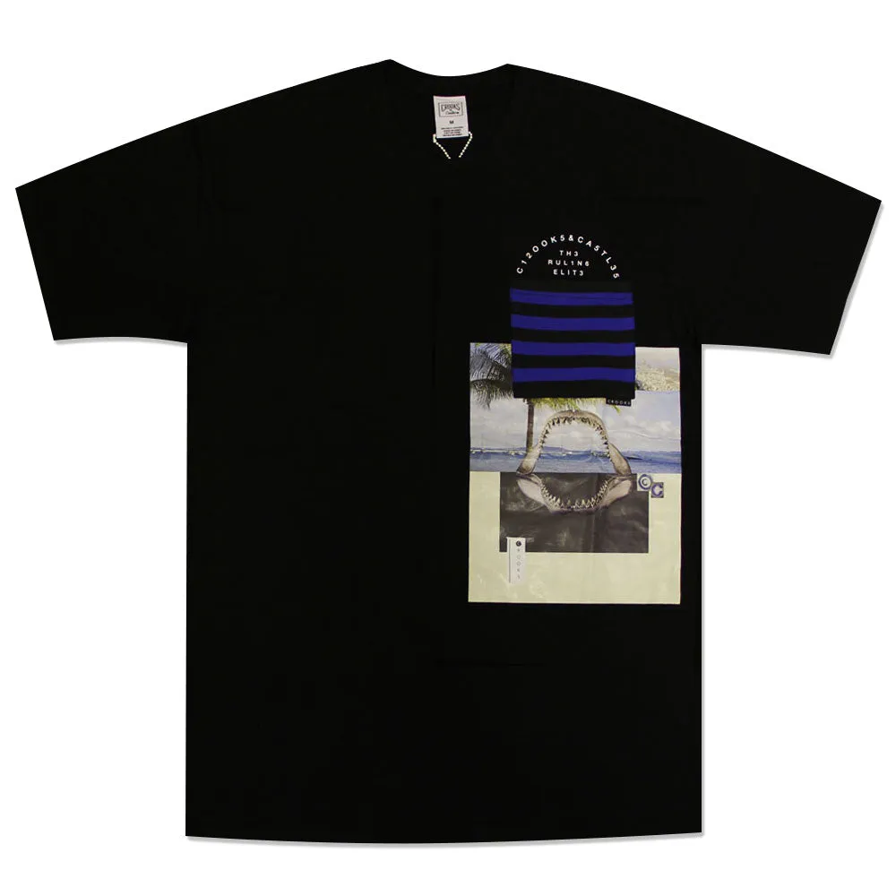 Crooks & Castles Merz Pocket T-Shirt Black