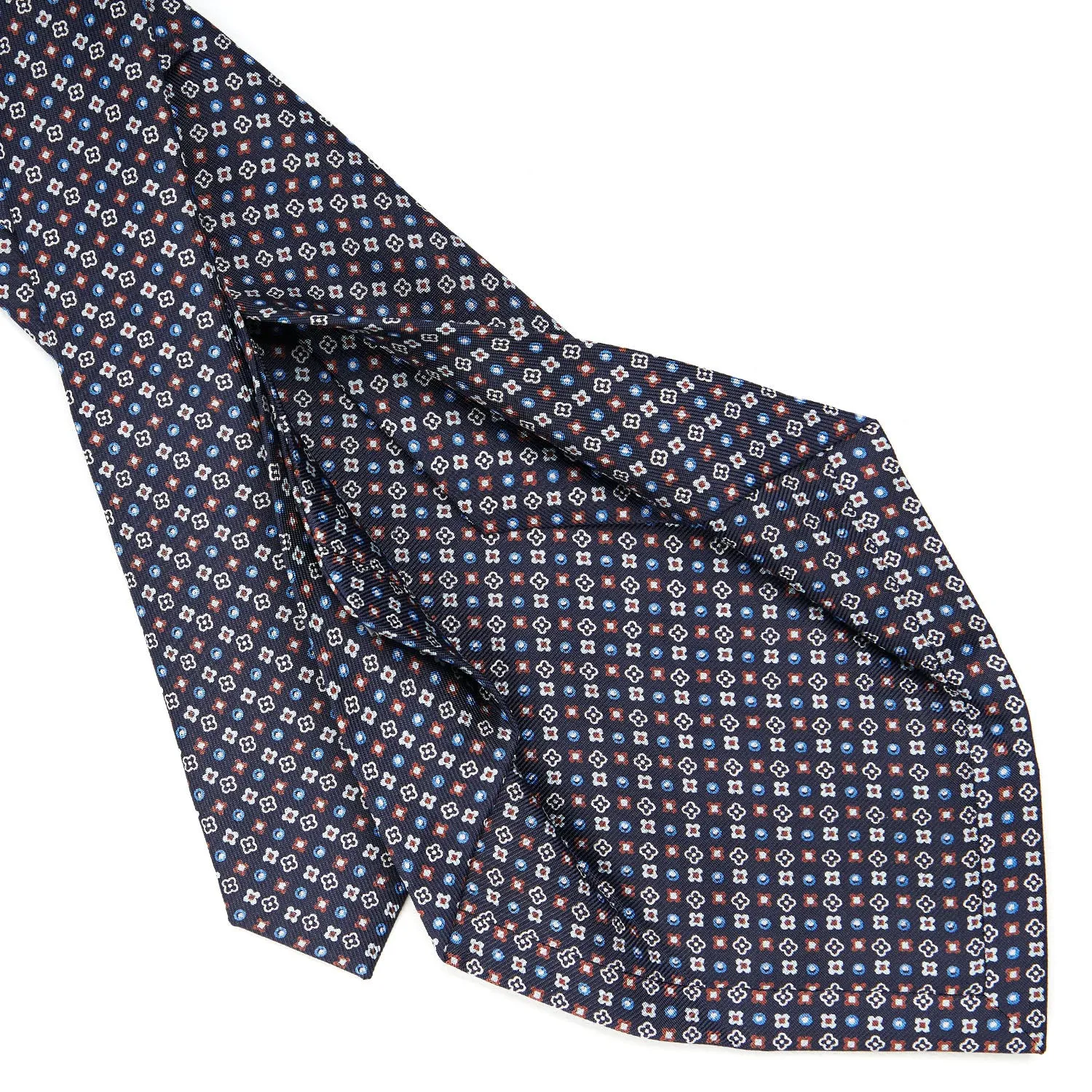 DARK BLUE 5 FOLD SARTORIAL SILK TIE