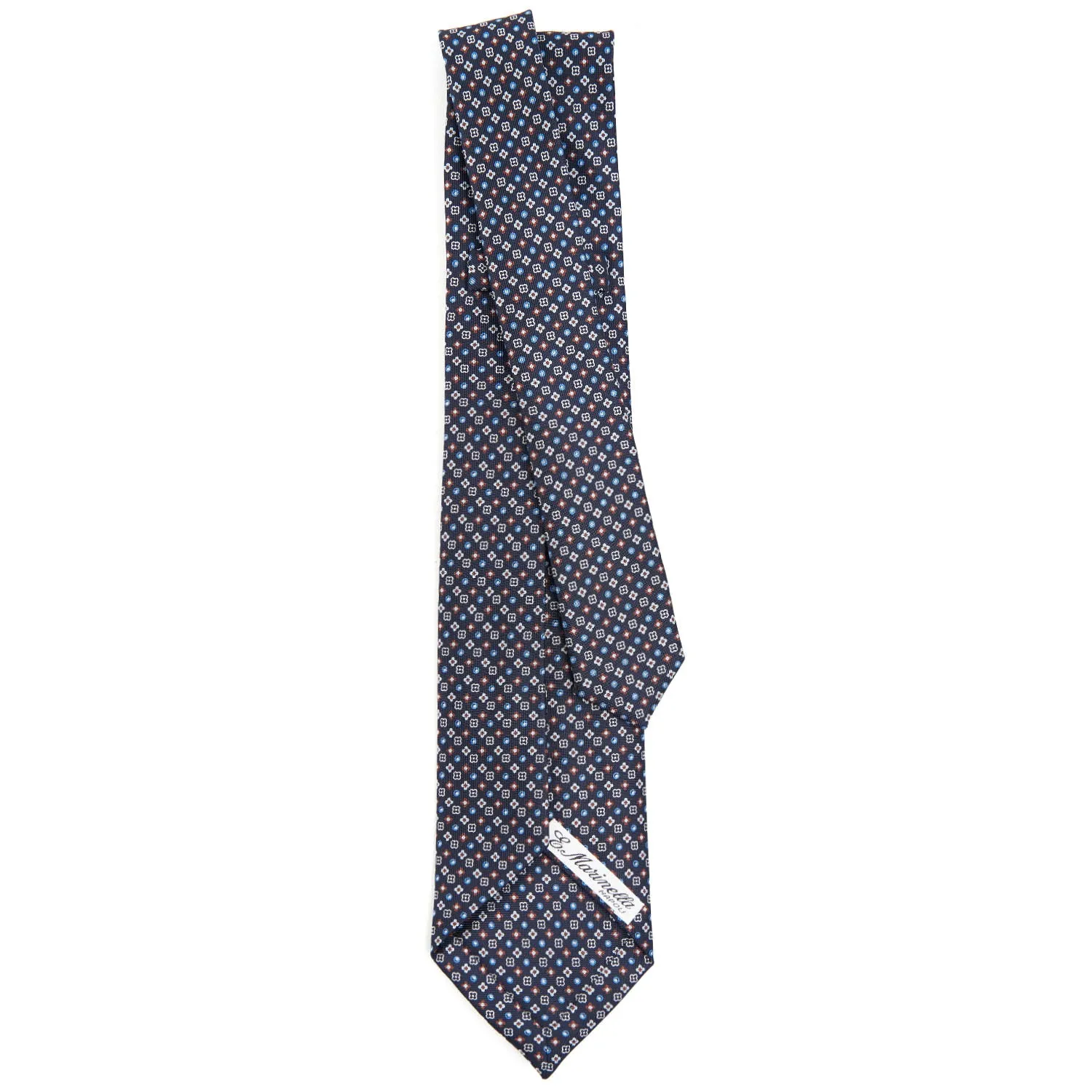 DARK BLUE 5 FOLD SARTORIAL SILK TIE