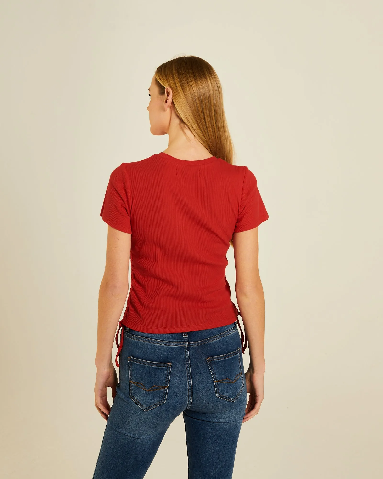 Ebba T-Shirt Tango Red