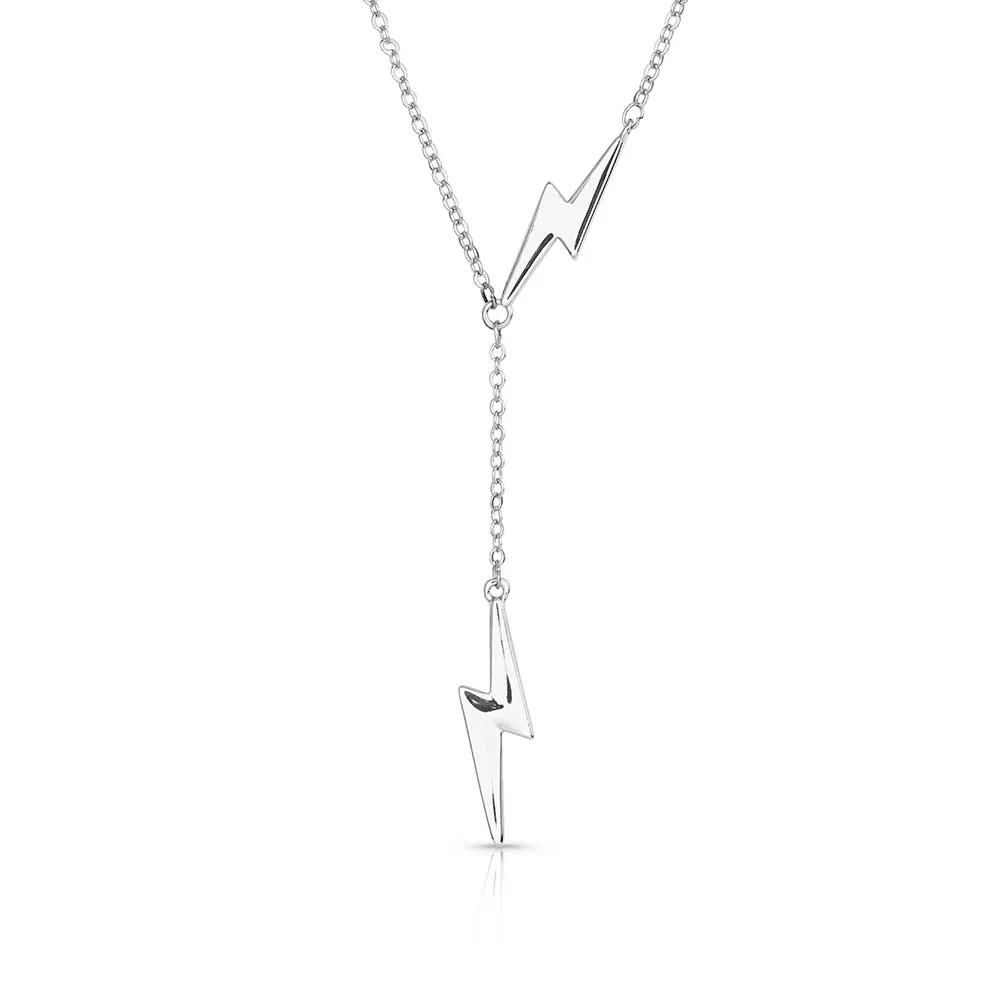 Electrifying Lightning Bolt Necklace - Montana Silversmiths