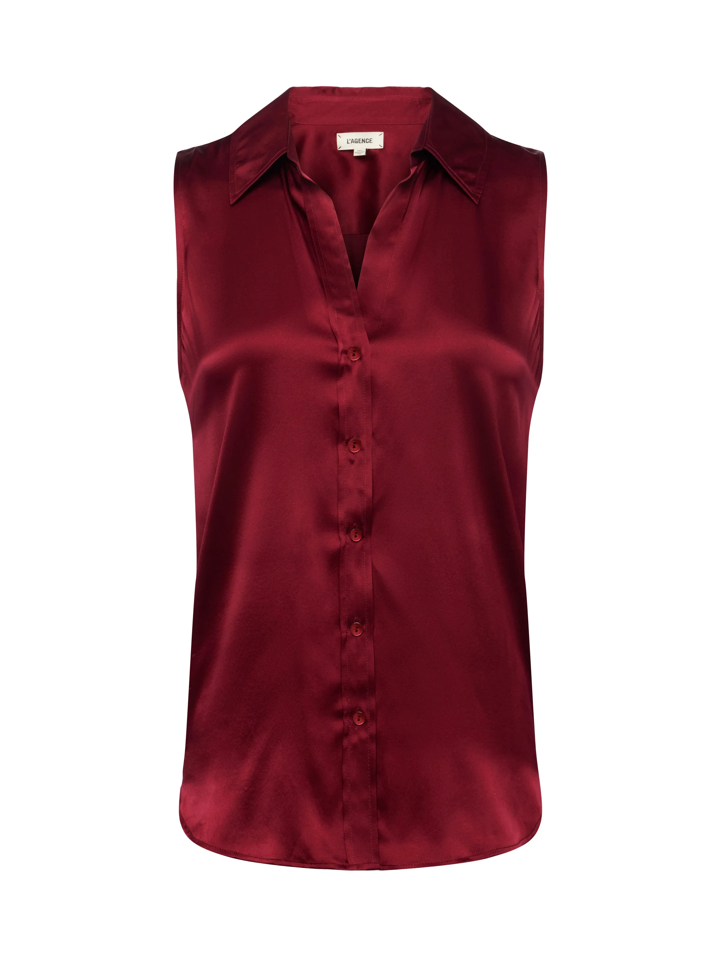 Emmy Sleeveless Silk Blouse