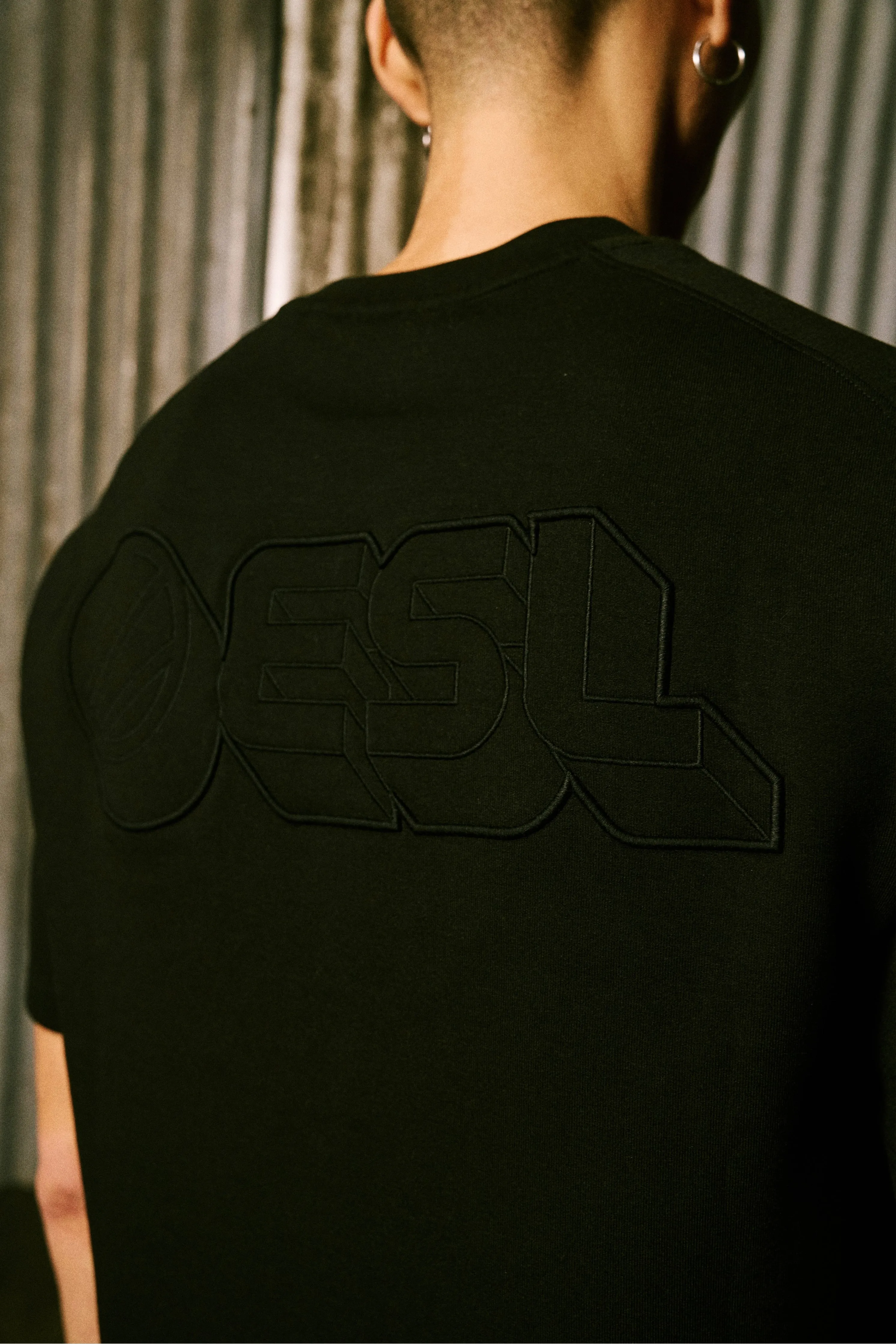 ESL Crosshairs Short Sleeve T-Shirt Black