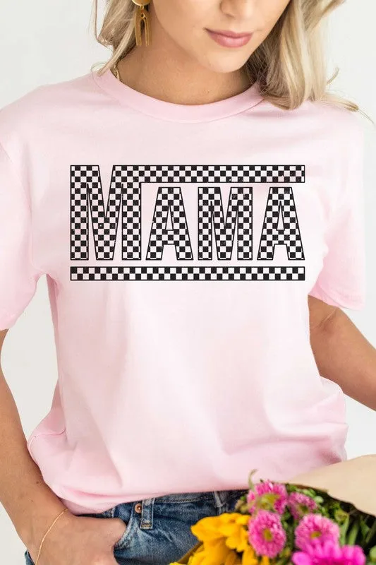 Explore More Collection - CHECKERED MAMA Graphic Tee