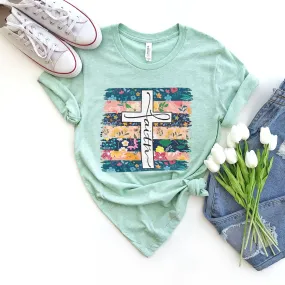 Faith Flower Stripes Tee