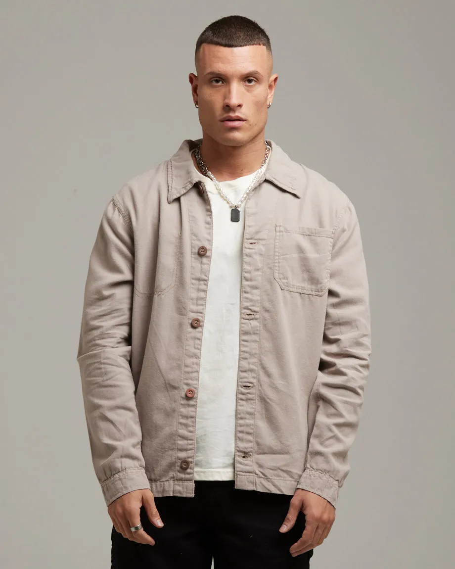 FORTUNA MEN'S OVERSHIRT | STONE