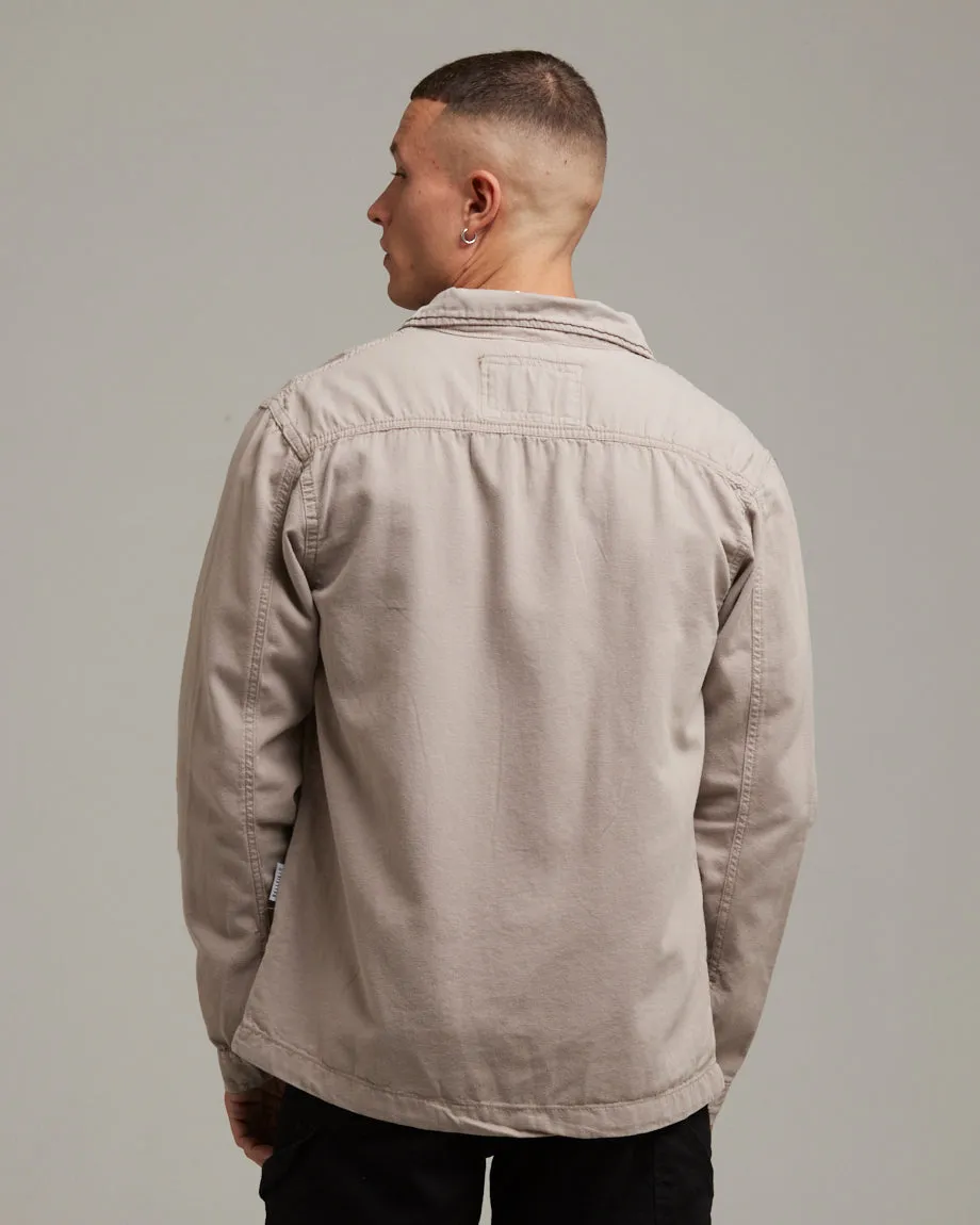 FORTUNA MEN'S OVERSHIRT | STONE