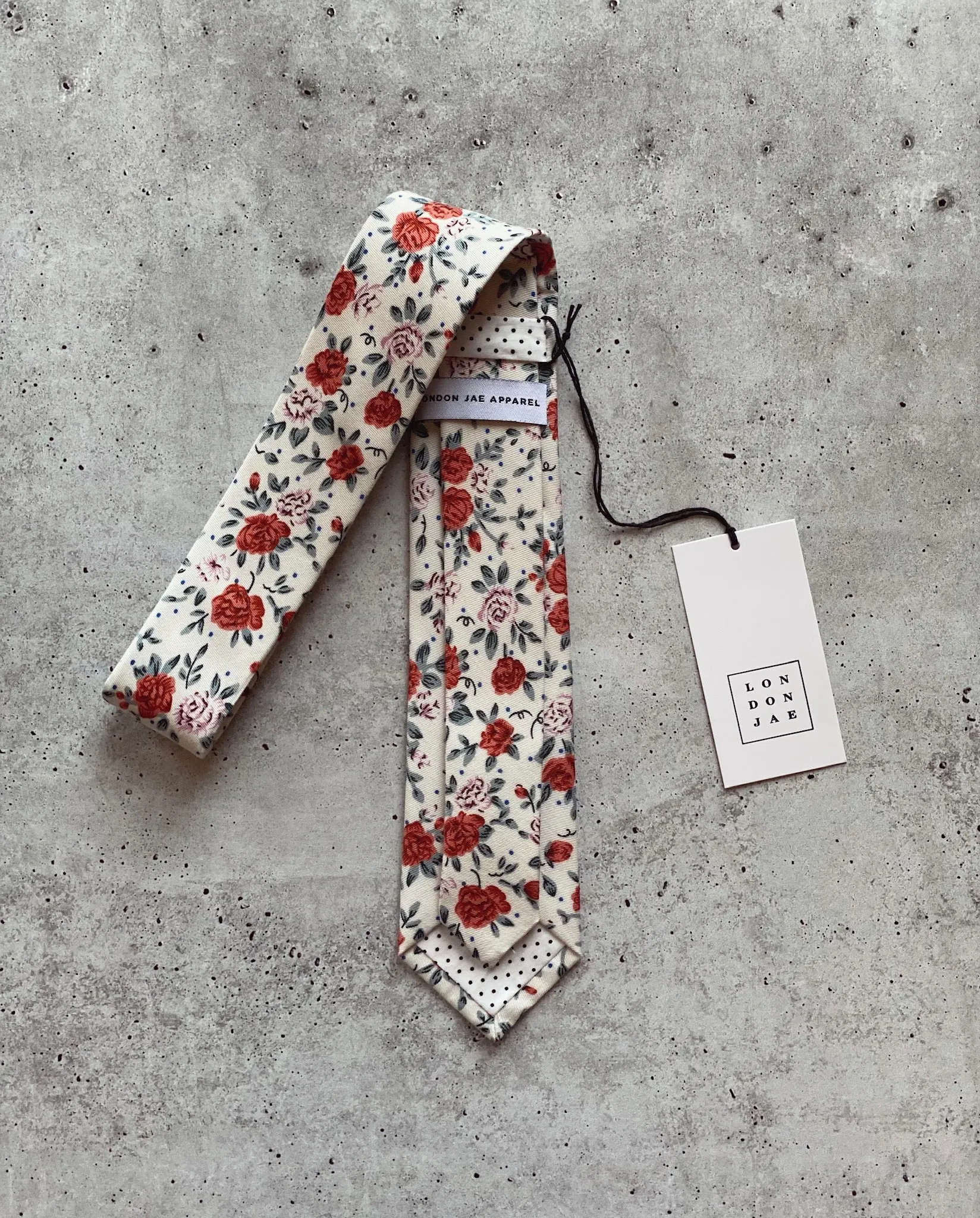 Frederick Cotton Floral Neck Tie