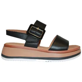 Gabor Wedge Sandals - 22.744 - Black