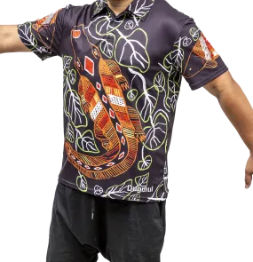 Graham Kenyon Polo Shirt - Dugmul Indigenous Art