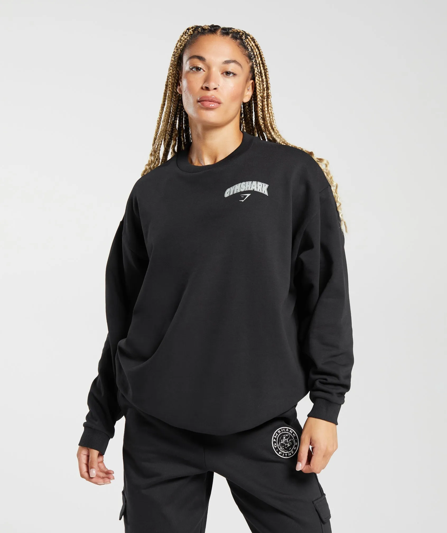 Gymshark Lifting Apparel Oversized Sweatshirt - Black