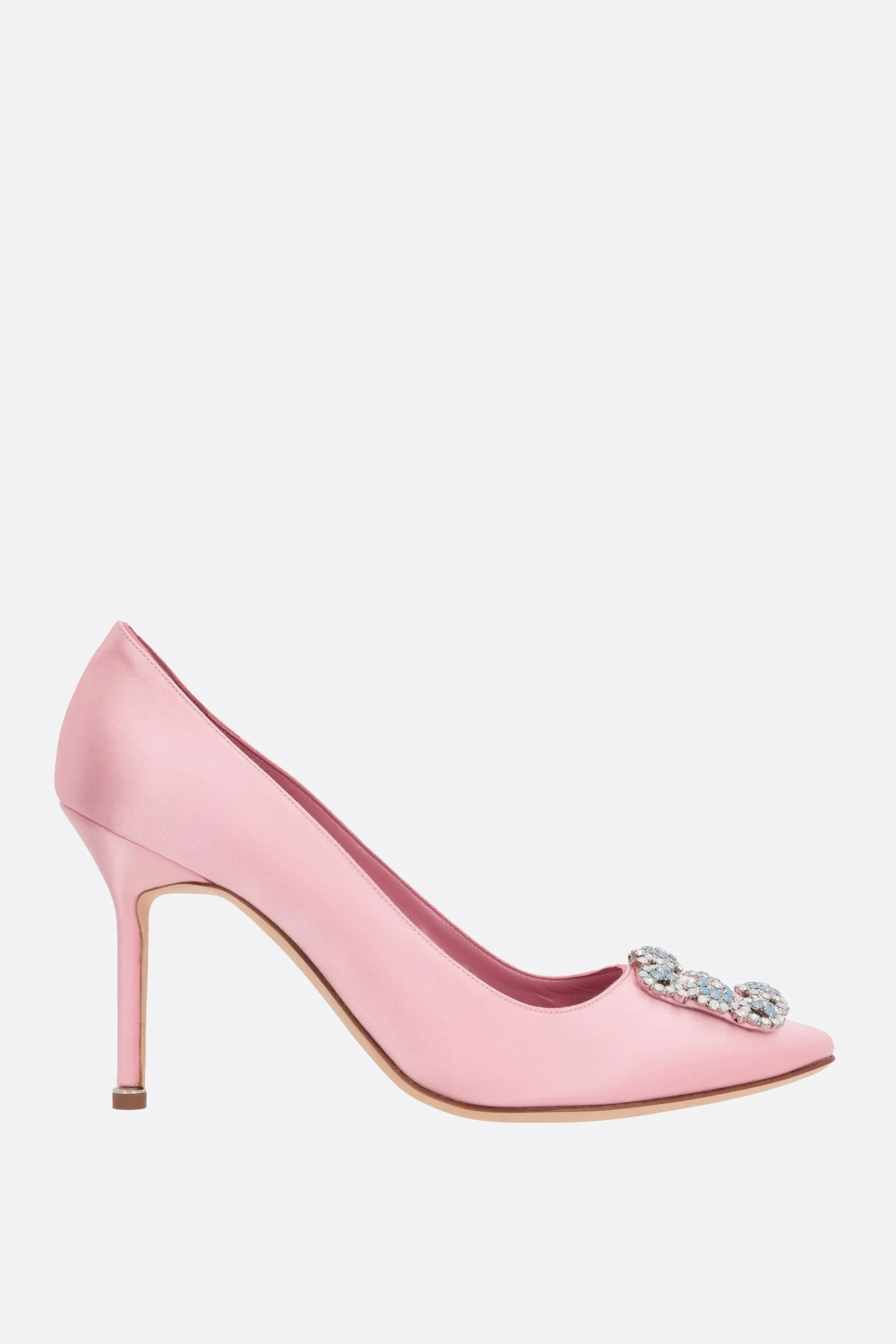 Hangisi satin pumps