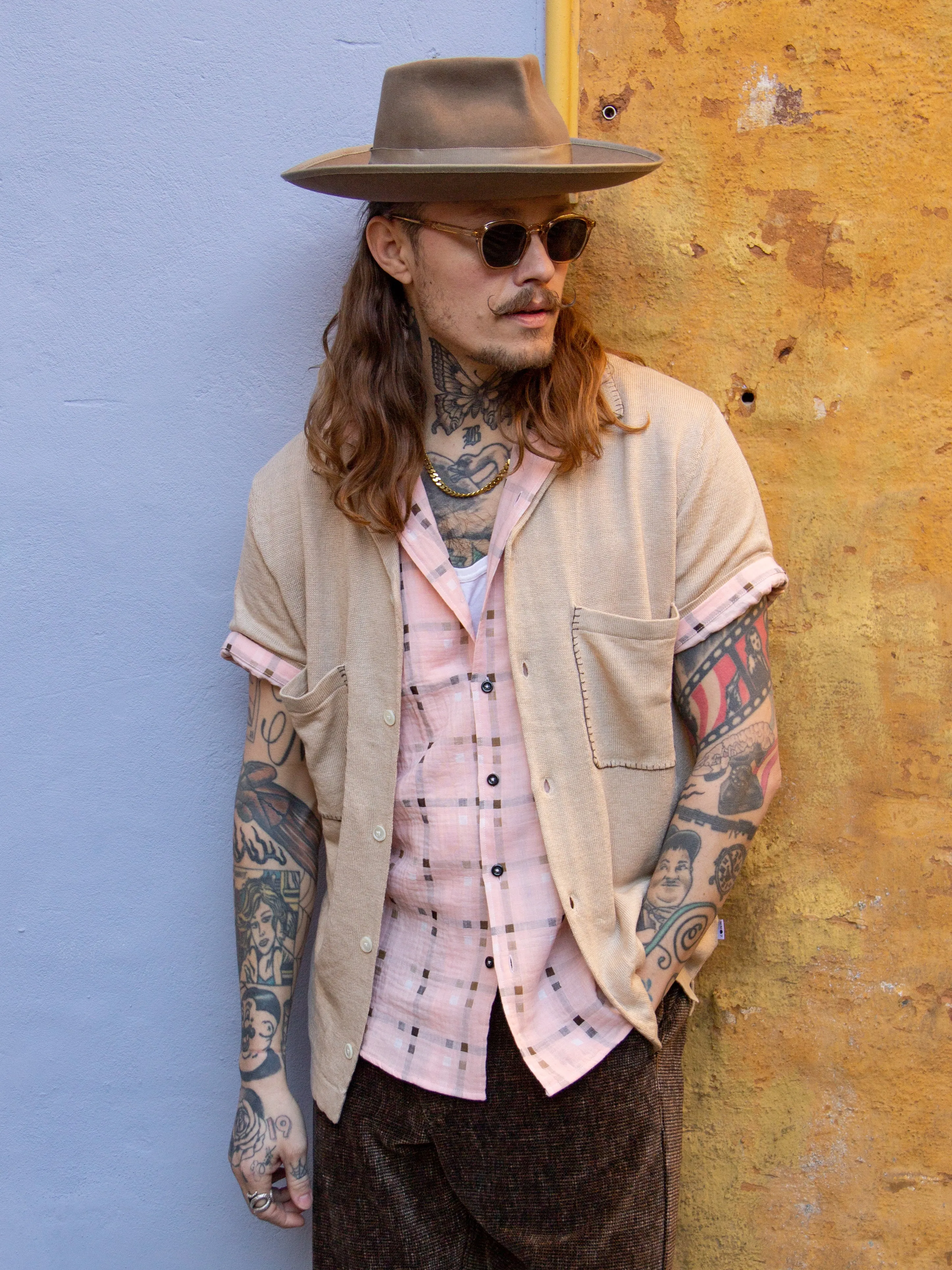 Hansen Garments, Jonny, SS shirt, Vegas Pink