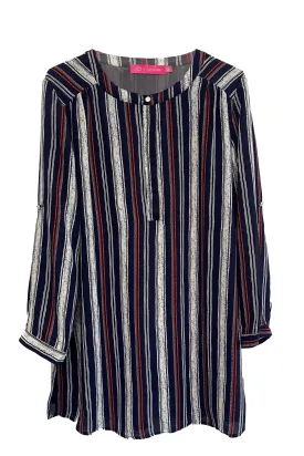 Hasumi Stripe Long Blouse