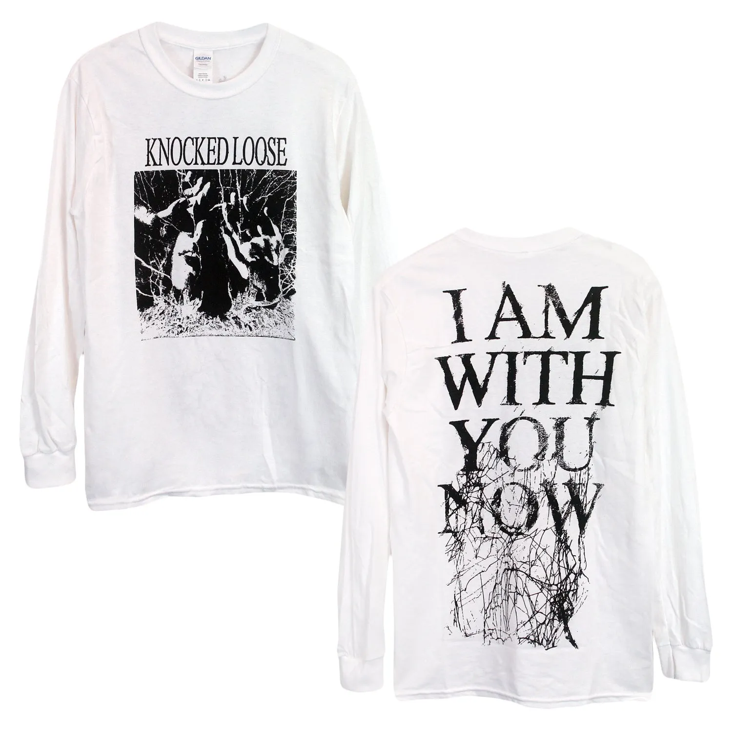 I Am With You Now White - Long Sleeve