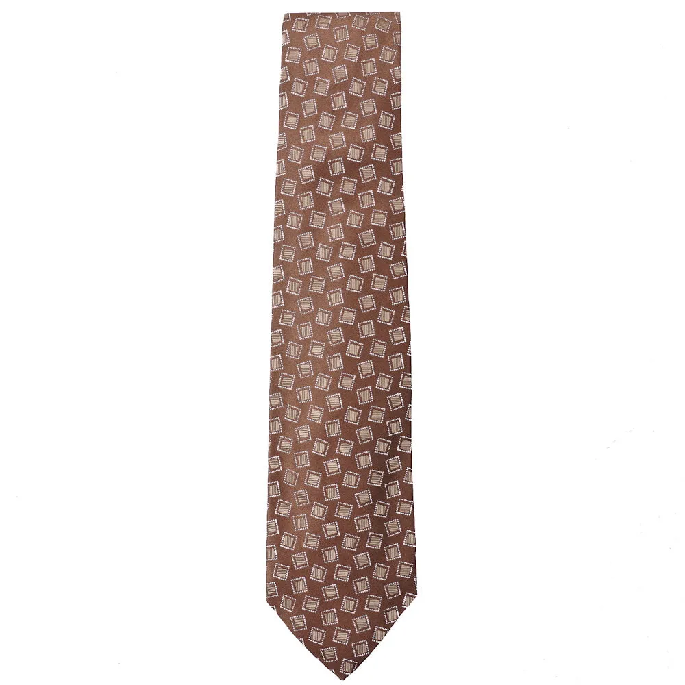 Isaia 7-Fold Foulard Design Silk Tie