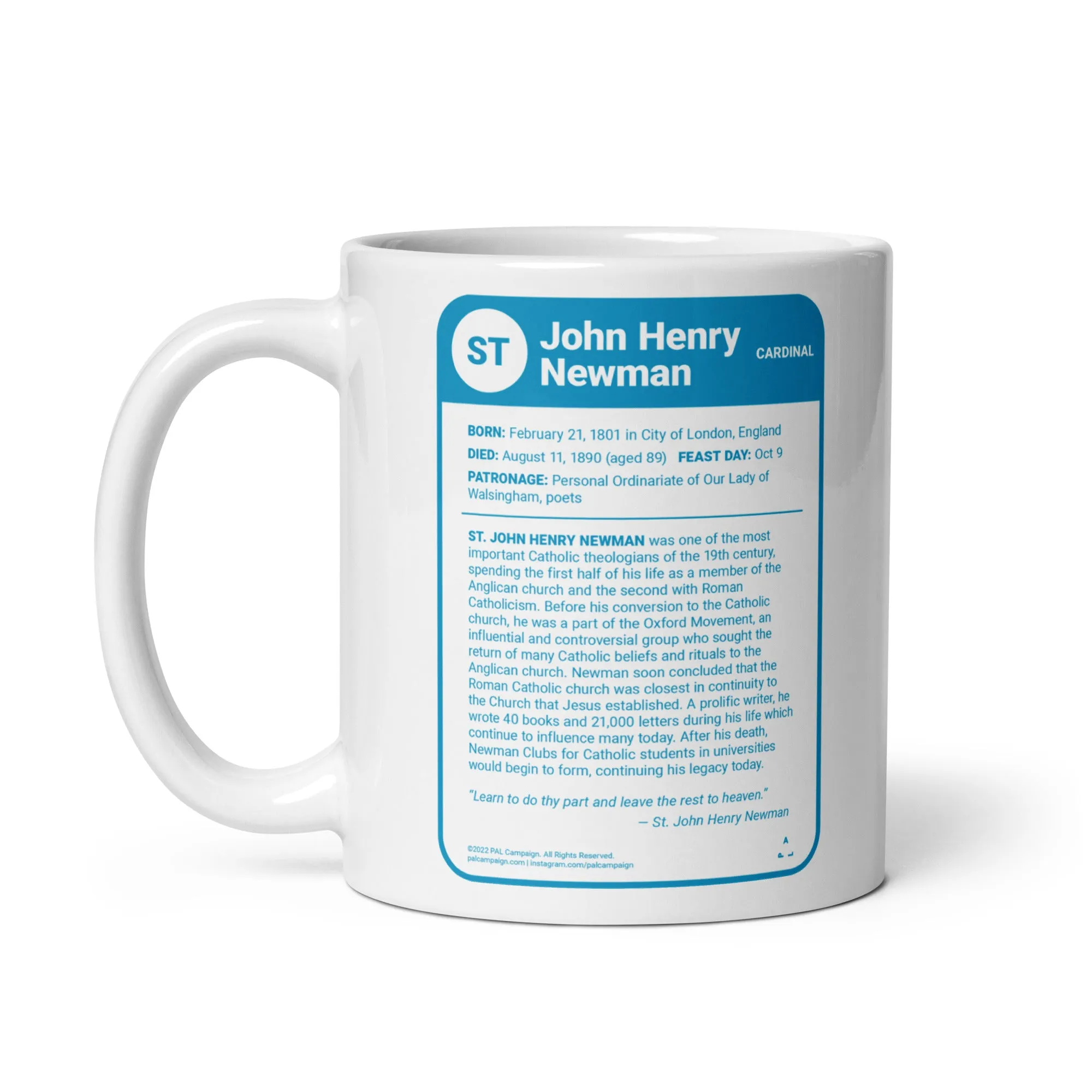 John Henry Newman Saint Card Mug