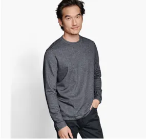 Johnston & Murphy -  Reversible Long-Sleeve Crewneck