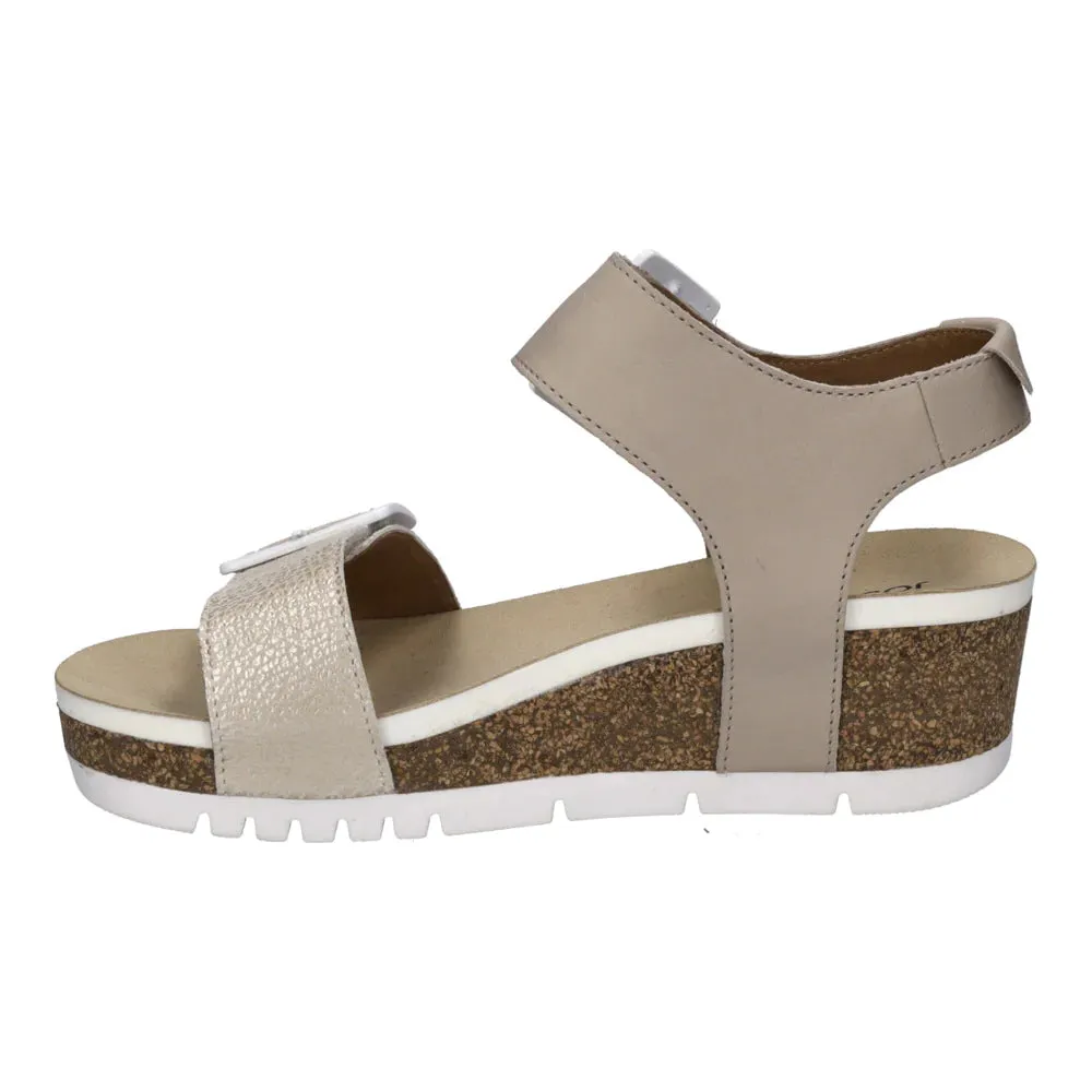 JOSEF SEIBEL QUINN 02 WEDGES CREME