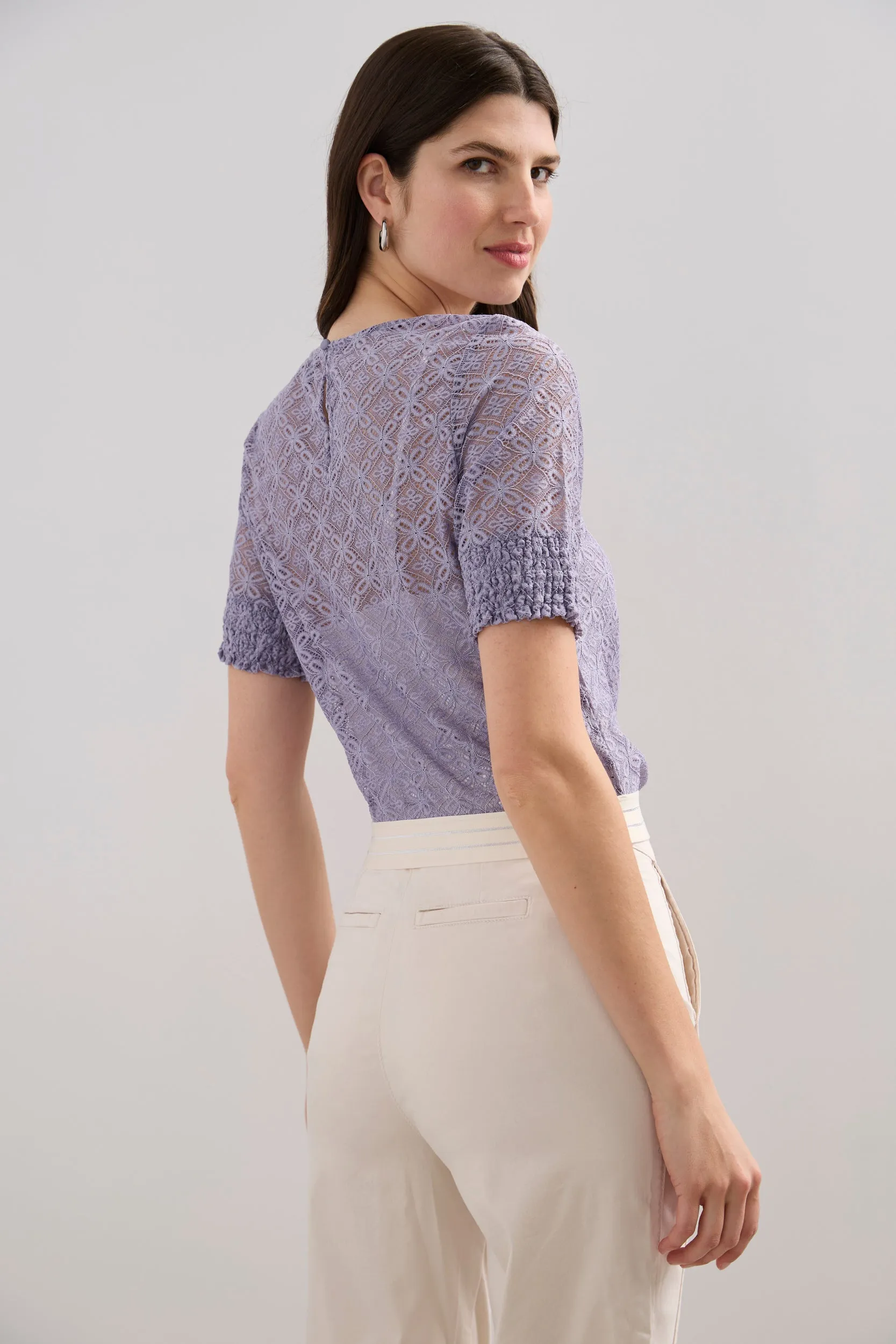 Lace top with cami