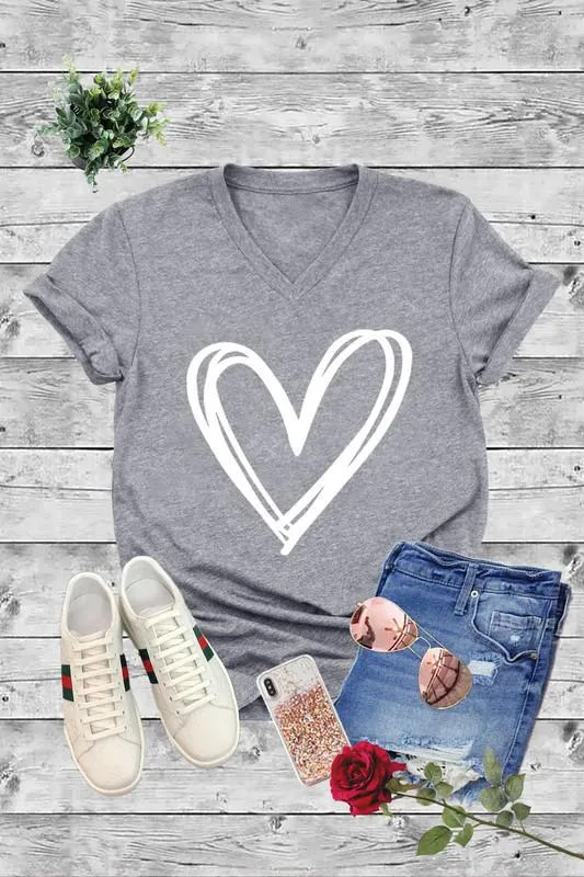 Layered Heart Tee