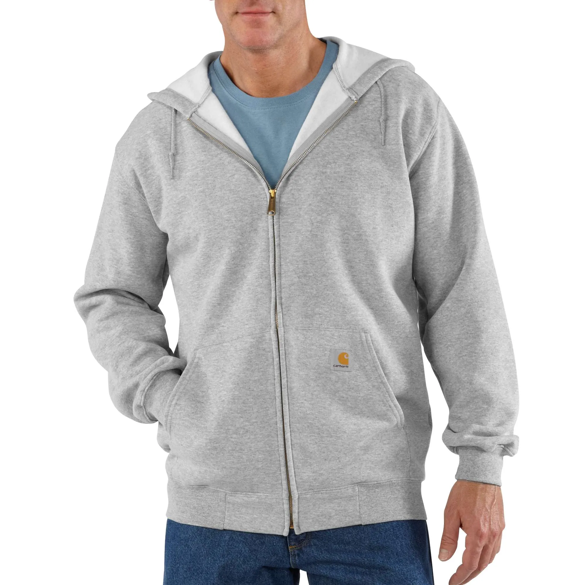 Loose Fit Midweight Full-Zip Sweatshirt