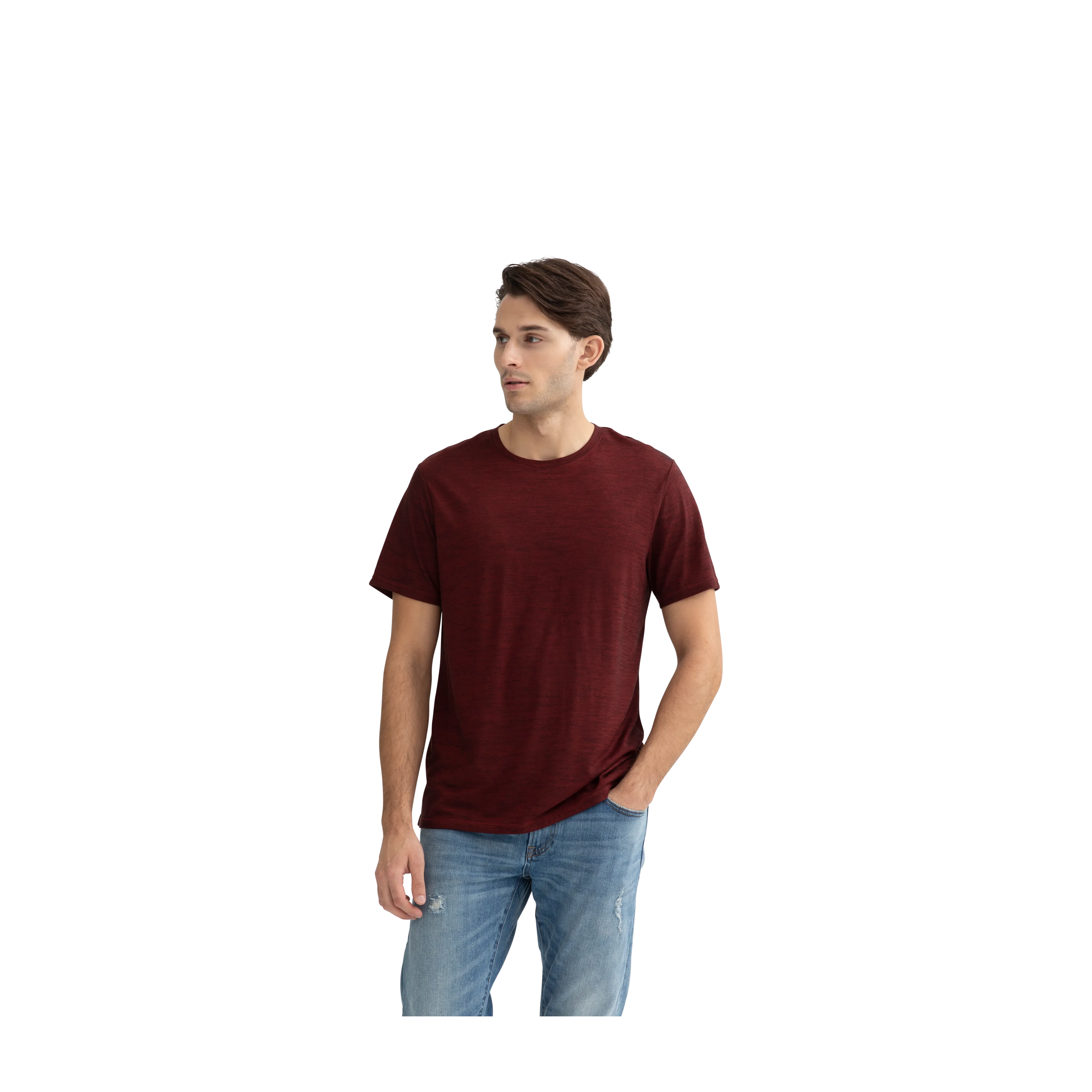 Men's Merino Wool Crew Neck T-Shirt