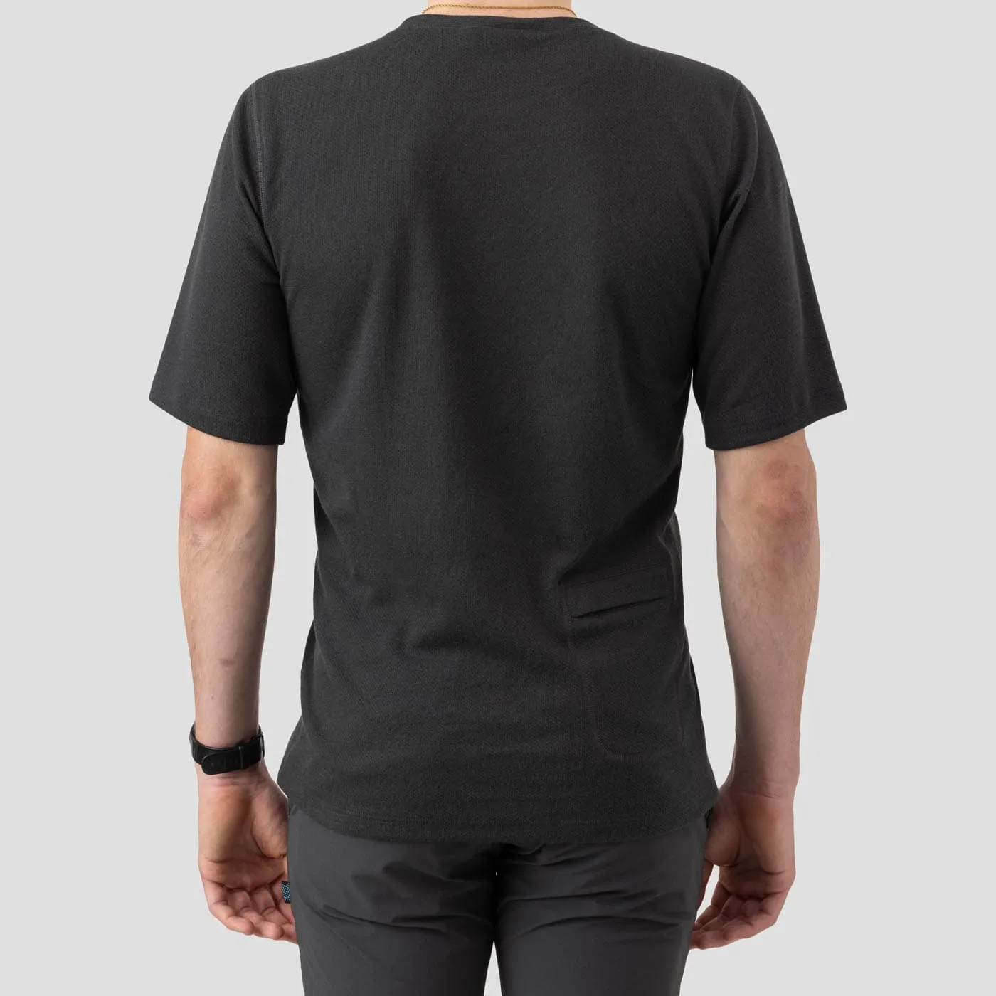 Men's Power Dry Riding Shirt - Off Black