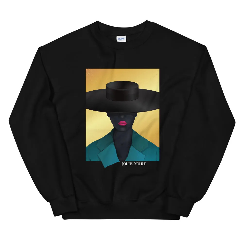 NOIRE x JOLIE NOIRE- Girl With Hat Sweatshirt