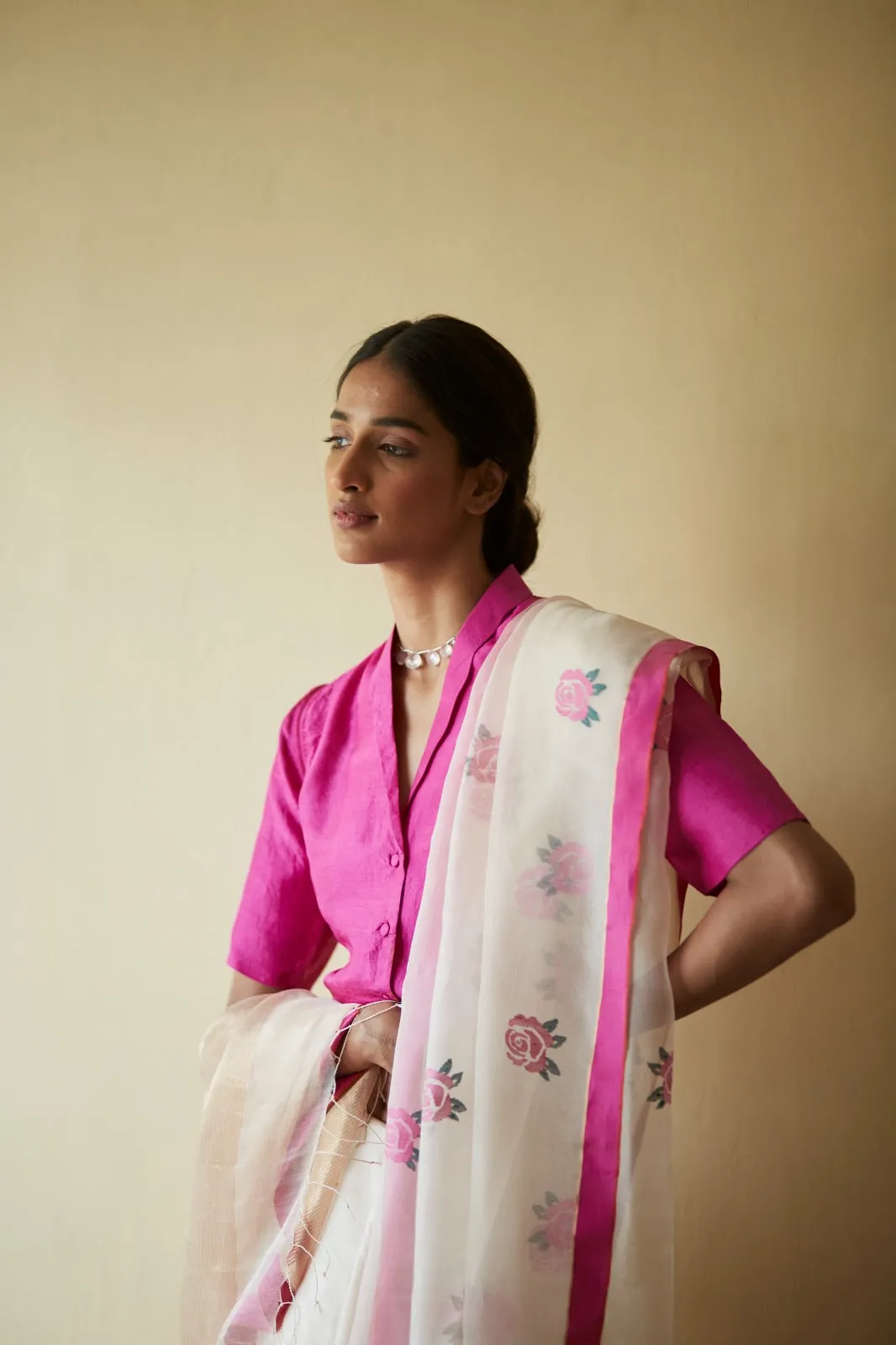 Panache Pink Mulberry Silk Blouse