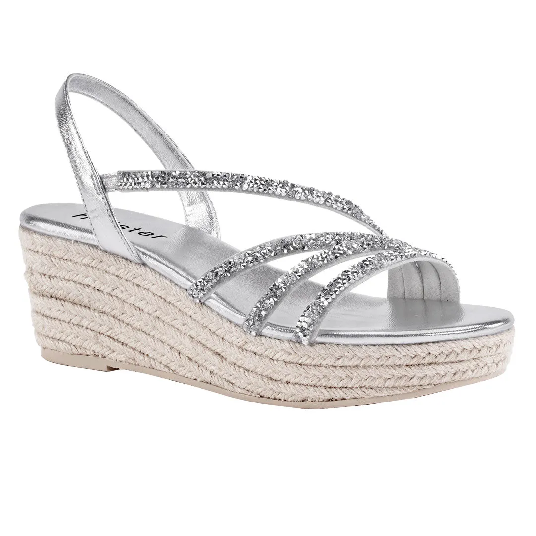 Party Espadrille - Silver