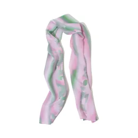 "Day Dream" Silk Long Scarf - Pink