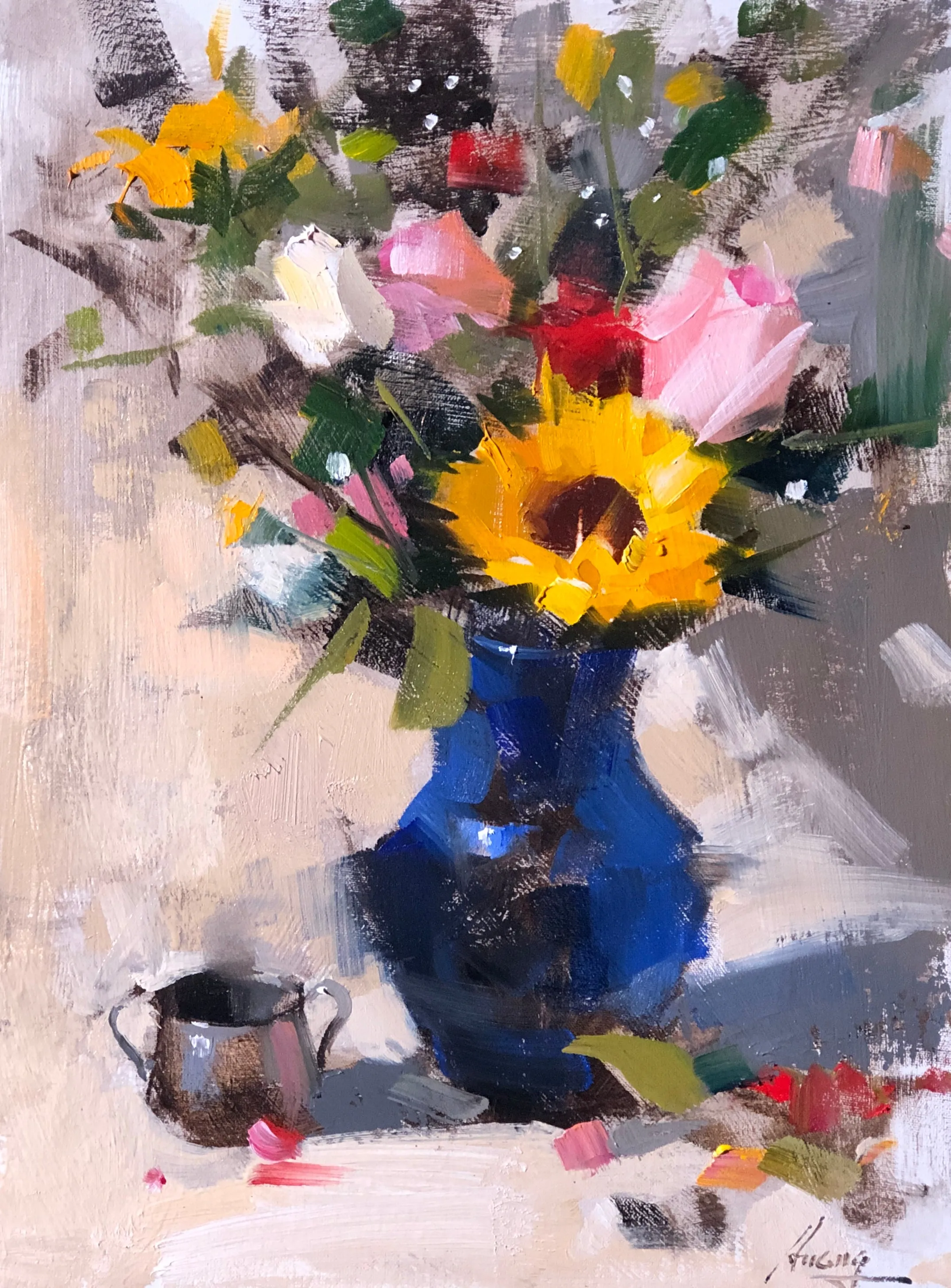 "Floral Study" by Qiang Huang