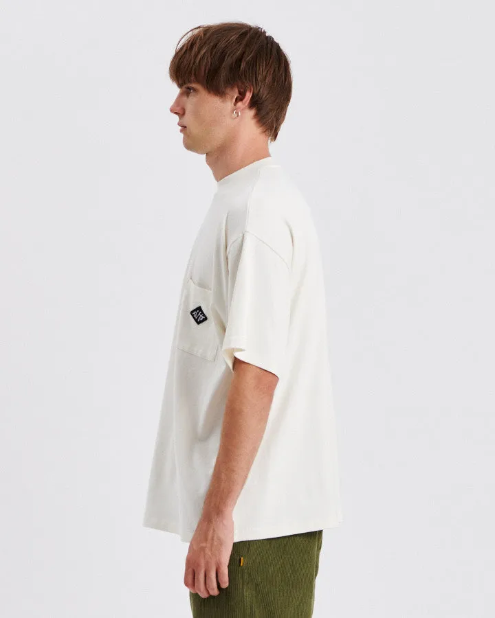 Scribble Pocket Tee - Vintage White