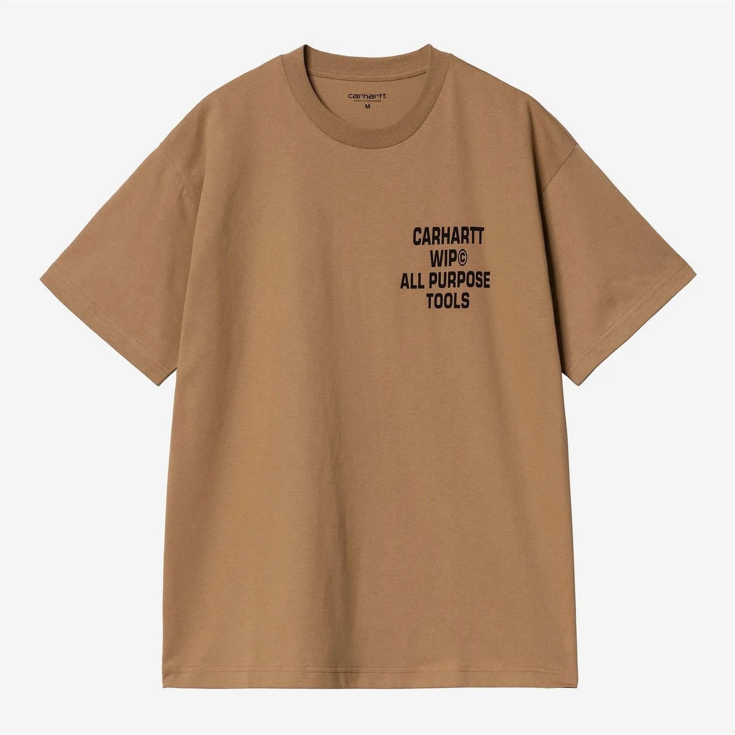 S/S Cross Screw T-Shirt - Peanut