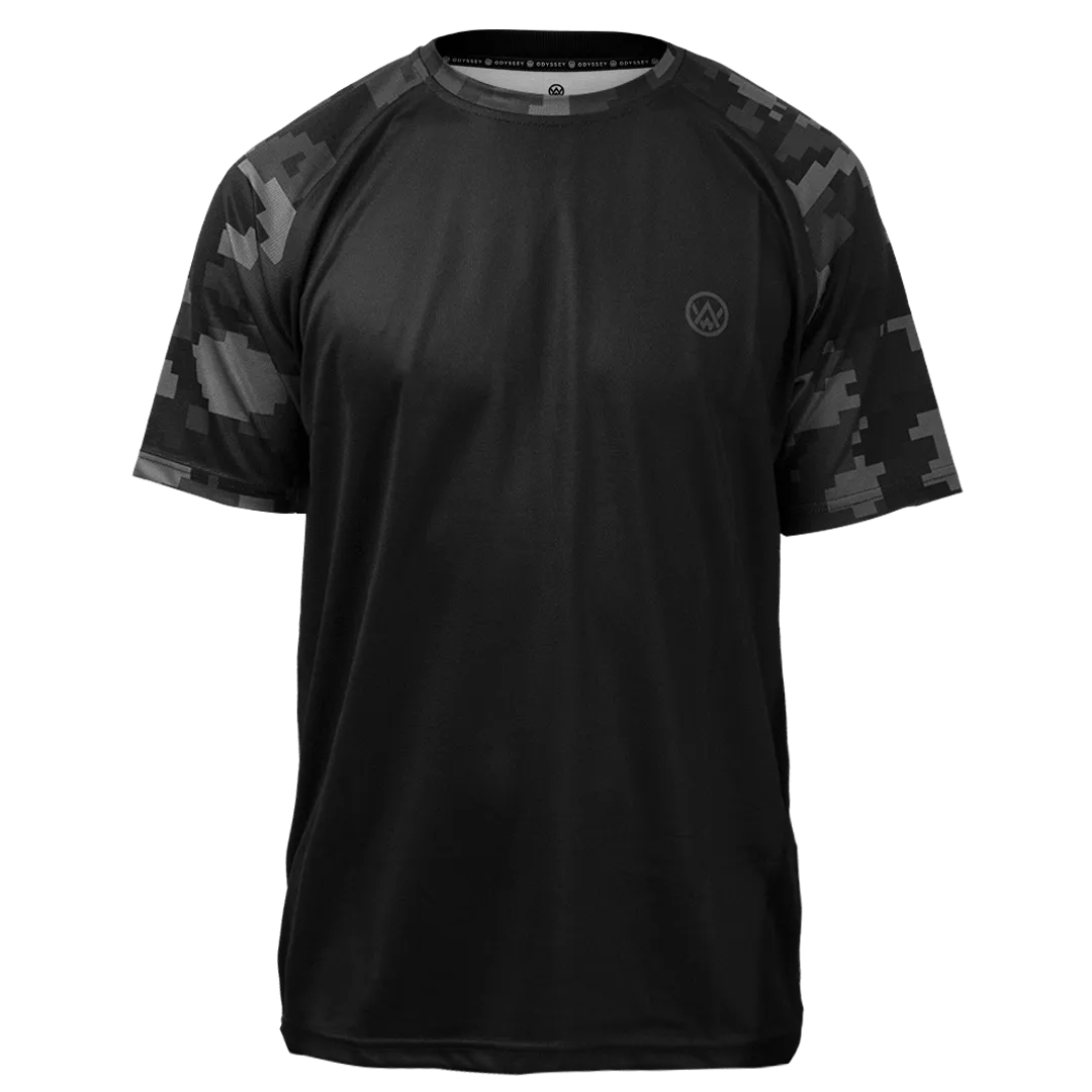 Stealth Digital Camo Short Sleeve MTB Jersey (Sleeves Only Design)