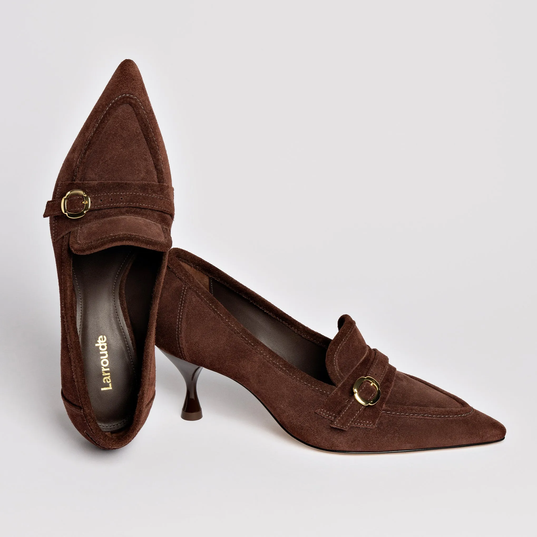 Susan Pump In Brown Suede