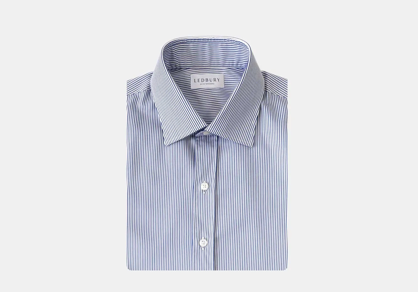 The Dark Blue Grove Stripe Custom Shirt