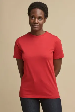 Women's Short Sleeve T Shirt - Crimson